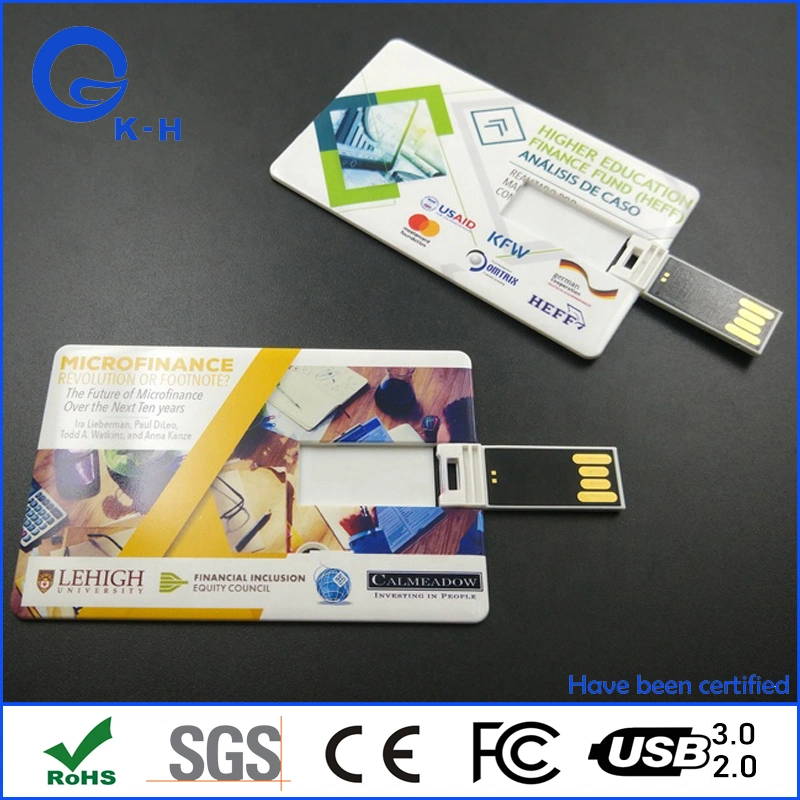 Popular Business Card Flash Memory USB 2.0 3.0 for Wedding Gift 16GB