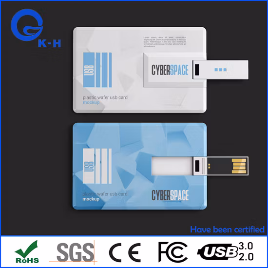 Carte de visite populaire mémoire Flash USB 2.0 3.0 pour cadeau de mariage 16 Go